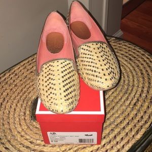 Coach Catrin Straw Loafer Shoe